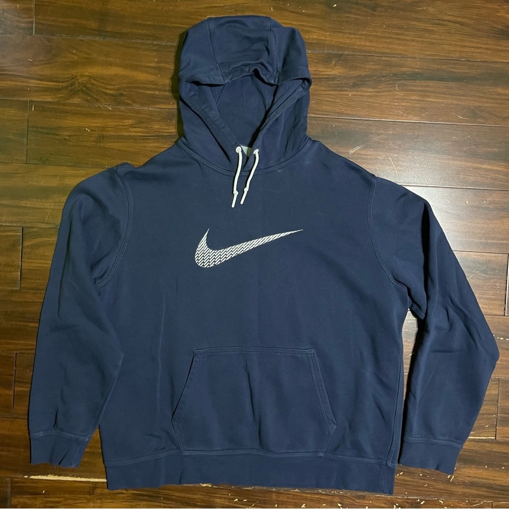 NIKE Navy Blue Thick Hoodie